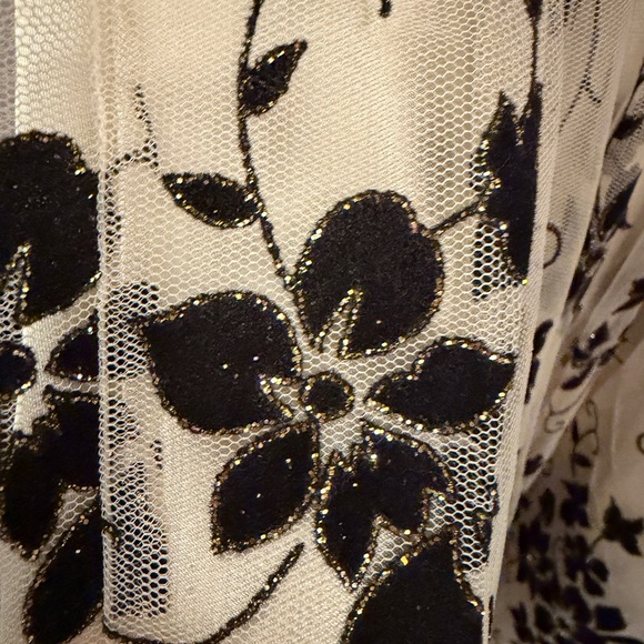 OC OLEG CASSINI VINTAGE INSPIRED TULLE SILK LINED DRESS SZ 8 - Picture 7 of 12